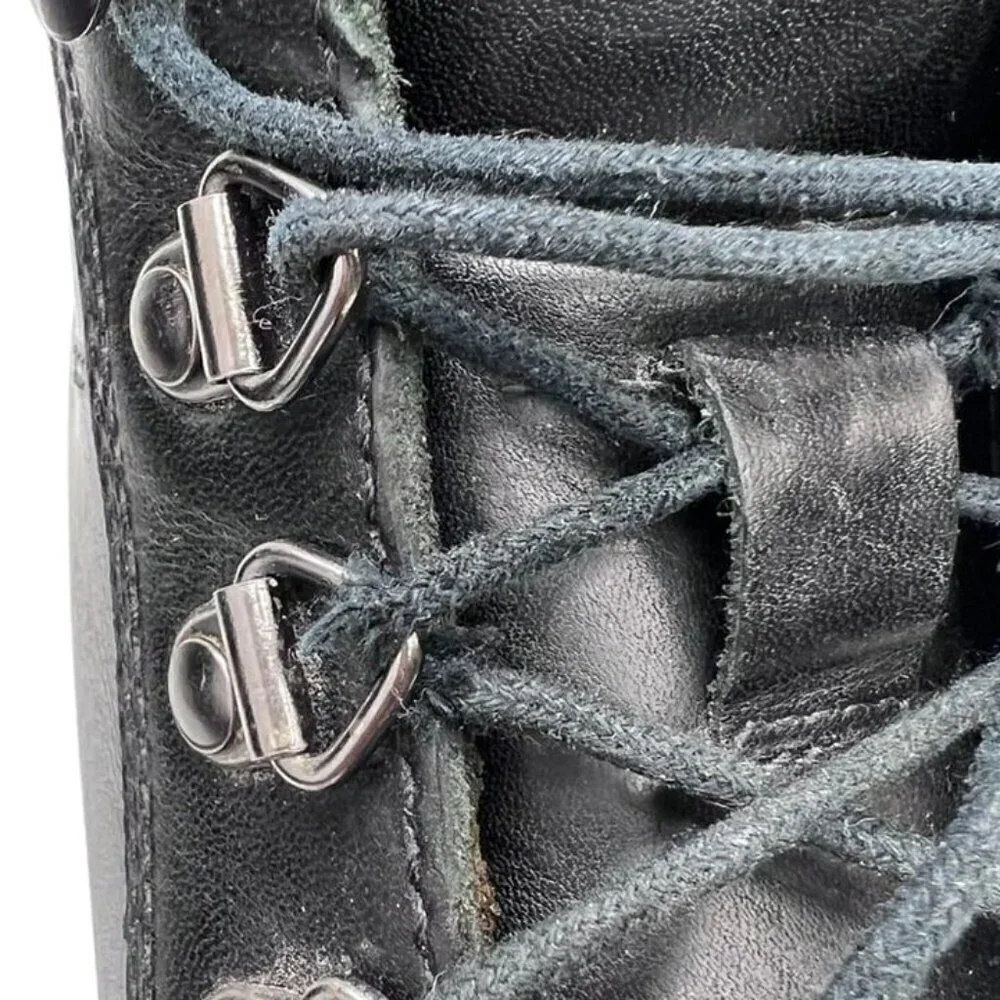 Helm Boots Men's SZ 9.5 Cole Black Leather Lace Up Ankle Chukka Boots Shoes